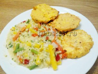 chiftelute somon pilaf mei