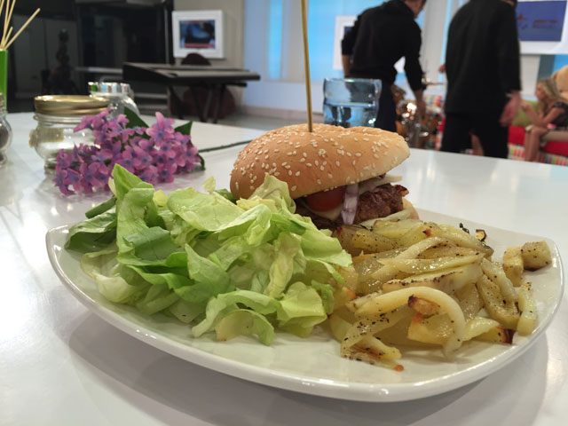 hamburger, acasa